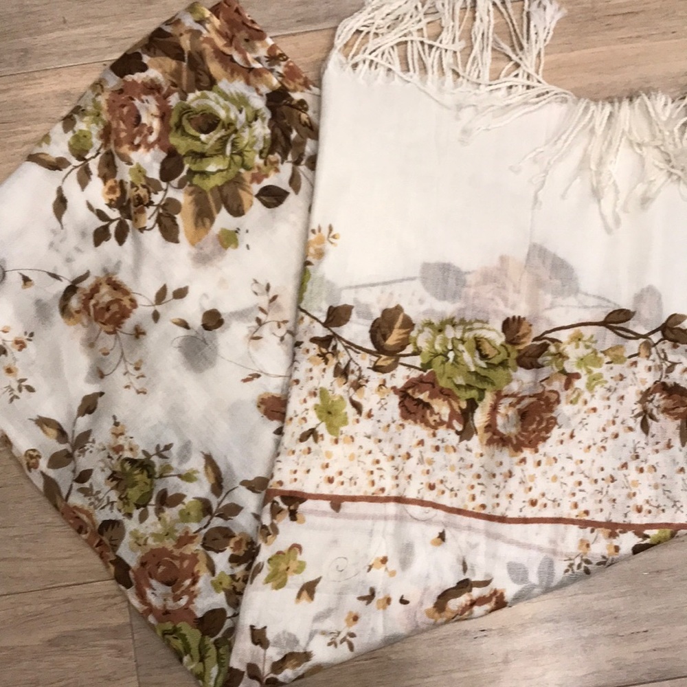 Floral scarf